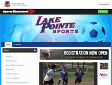 Tablet Screenshot of lpsports.com